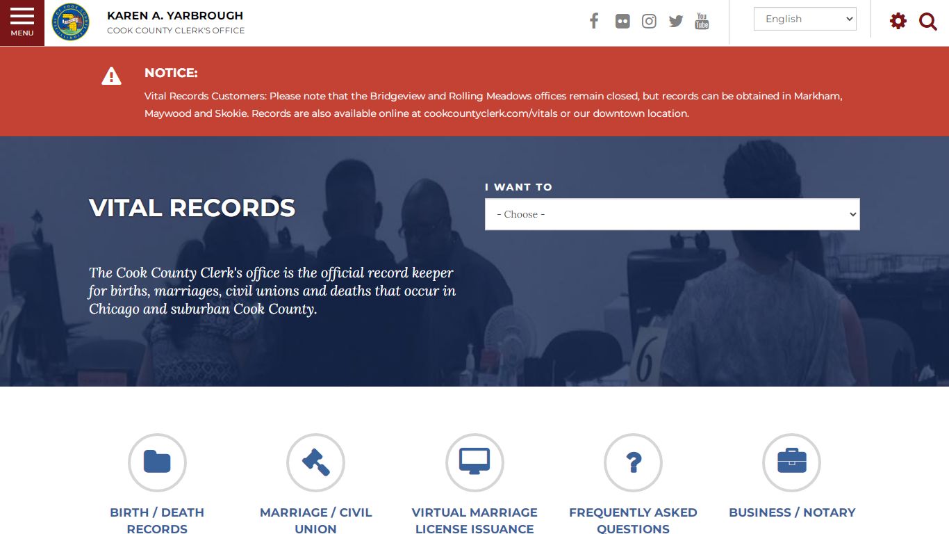 Vital Records | Cook County Clerk's Office